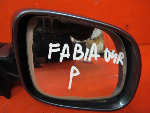 SKODA FABIA 1 and 6Y 6Y5 99- mirror manually door right 9901