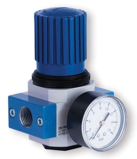 Редуктор з манометром MIDI 1/2'' на площу