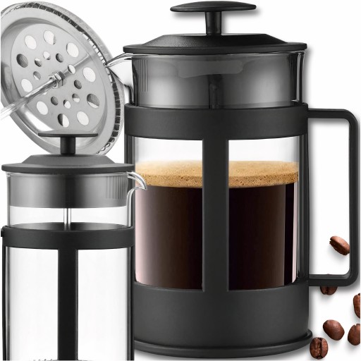 KÁVOVAR DŽBÁN KÁVOVAR FRENCH PRESS 1L SKLENENÝ