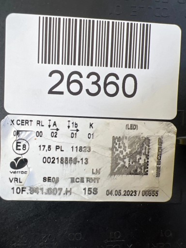 light left Seat Cupra Born Full Led 10F941007H