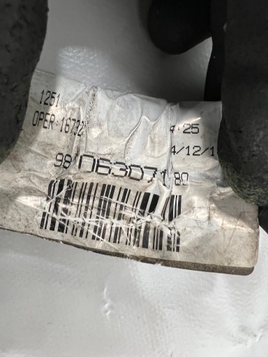 Peugeot 308 II T9 1.2 THP cablaggio cablaggio alternatore 9806307180