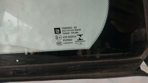 gasket window door left rear part ASTRA K V 5 KOMBI