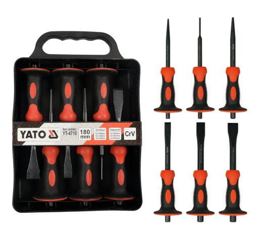 Набір різаків і перфораторів CRV 6 ШТ. Ято