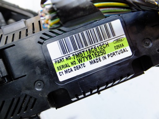 panel regulation of the air conditioning ford focus mk2 lift 2009r 7M5T-18C612-CH