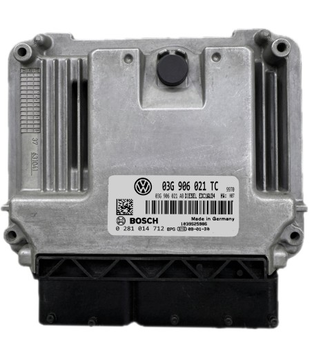 03G906021 - Контроллер двигателя skoda octavia 2.0tdi 0281014712 03g906021tc программирование