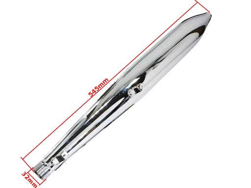 5900802603193 - ГЛУШНИК КИШЕНЬКОВИЙ ВЕЛОСИПЕД ХРОМ РІЗЬБЛЕННЯ DUELLS DI