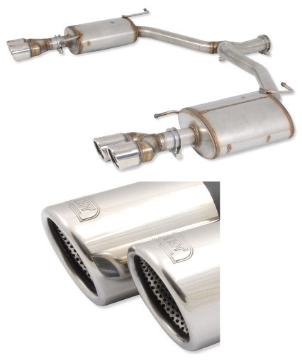 101-406/70RS (4) - Спортивный глушитель AUDI A4 тип B8 1,8 TFSI седан