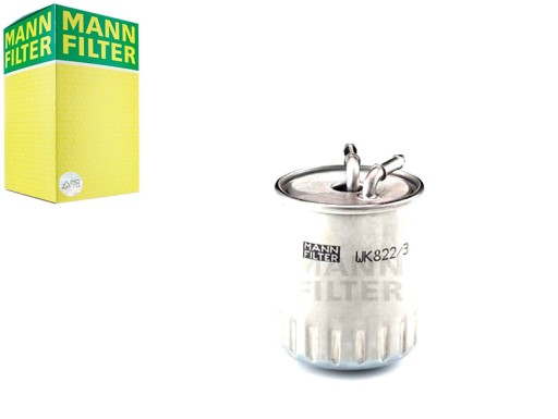 822/3 - ПАЛИВНИЙ ФІЛЬТР MERCEDES OM628 400CDI MANN-FILTER