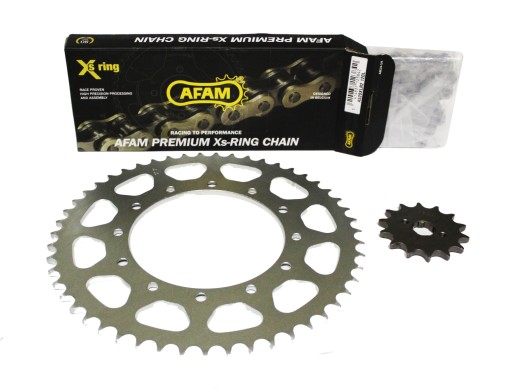 20305141022144XLR210 - ПРИВІД ЗІРОЧКИ ЛАНЦЮГ AFAM HONDA XL 125 VARADERO