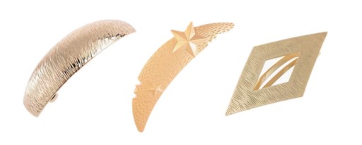 НАБІР ШАПОК ДЛЯ ВОЛОССЯ GOLD PREMIUM 6 ПРЕДМЕТІВ ЗОЛОТА