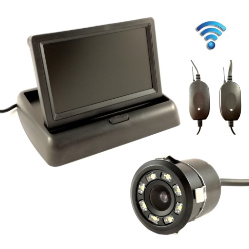 Монитор заднего вида камеры LED в бампер беспроводной