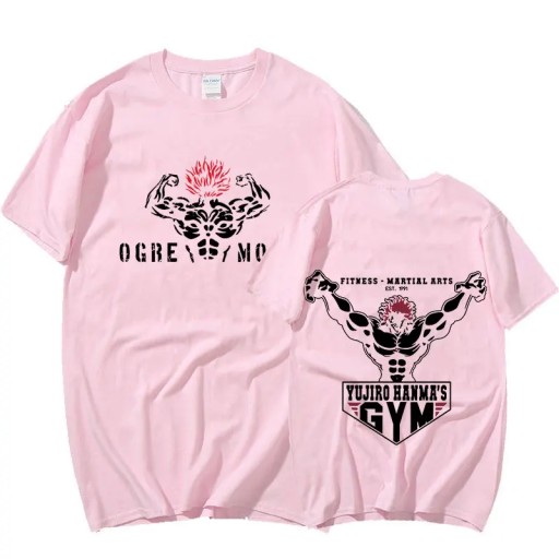 Anime tričko Baki The Grappler T Shirt Yujiro Hanma Gym S