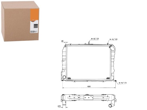 NRF503962(EXT) - РАДИАТОР ДВИГАТЕЛЯ NRF TOYOTA HIACE IV 2.4D 08.87-1