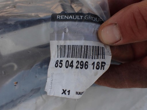 RENAULT SCENIC IV 4 16-22 Supporto ABSORBER staffa Paraurti posteriore