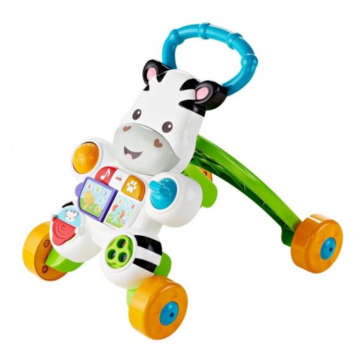 FISHER PRICE INTERAKTYWNY CHODZIK ZEBRA 2W1 KOLORY