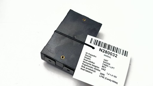 modulo 6Q0959433H KOMFORTU SKODA FABIA e LIFT