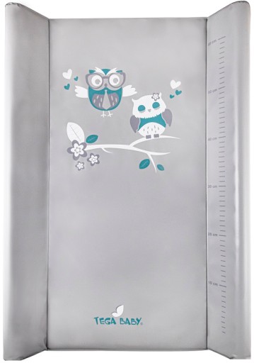 Жорсткий пеленальний столик Tega Baby 50 х 70 см сірий
