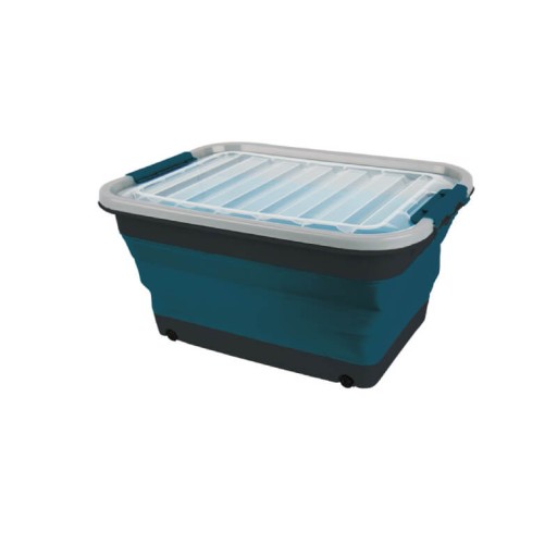 СКЛАДНОЙ КОНТЕЙНЕР С КРЫШКОЙ CAMP4 45 Л СИНИЙ
