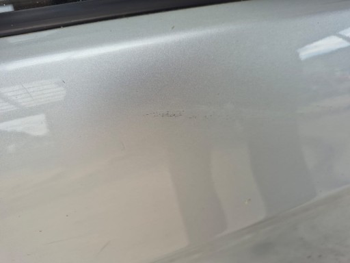 BMW 3 E90 sedan 04- door left rear part rear. LAK. TITANSILVER METALIC