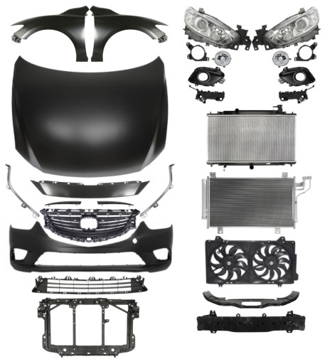 4570 - Mazda 6 12-15 Ремень капота, бампера и крыла