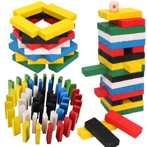 K. JENGA ДЕРЕВ'ЯНІ БЛОКИ WOMANING TOWER 54el