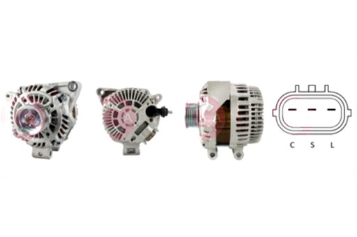CAL35381AS - Генератор 12в 110а каско