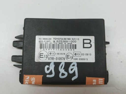 module 89780-52110 625369-000 Toyota Verso-S and (2010-2017)
