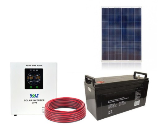 P140W/1000S/100AH - Мини солнечная электростанция 140w комплект 230V 1000wh