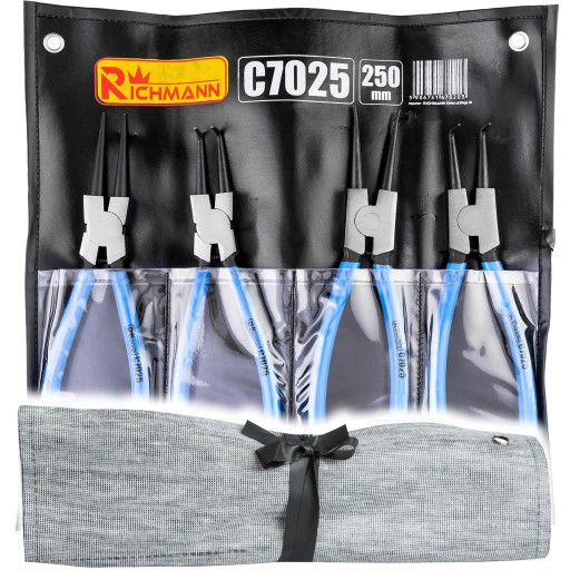 НАБОР ПЛОСКОГУБЦЫ SEGERA ЛИСТ 250MM 4 EL RICHMANN