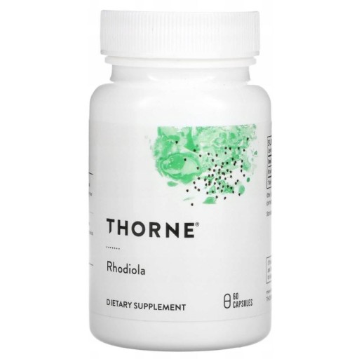 Thorne Research Rozchodnica ružová Rhodiola Rosea 100 mg Nervy Stres 60 kaps