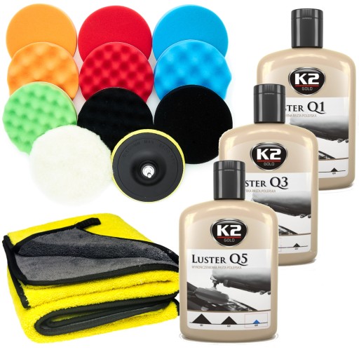 Повний набір для полірування 150 мм + паста K2