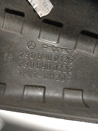 MERCEDES R230 cover covering SLUPKA left front