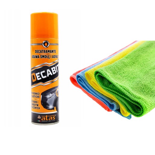 DECABIT ВИДАЛЯЄ СМОЛУ АСФАЛЬТ КУЗОВ КУЗОВ Мікрофібра