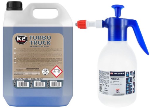 K2 TURBO TRUCK активна піна 5л + піна 2л