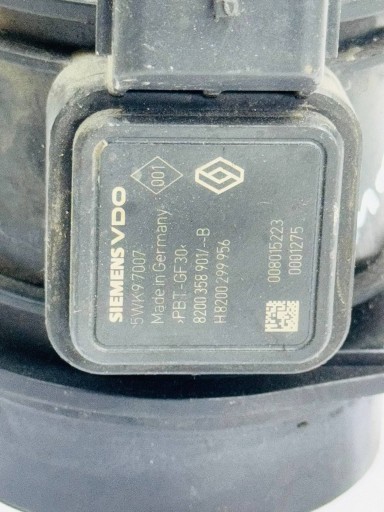 flow meter air Renault Clio III 1.5 DCI 8200358901-B 5WK97007