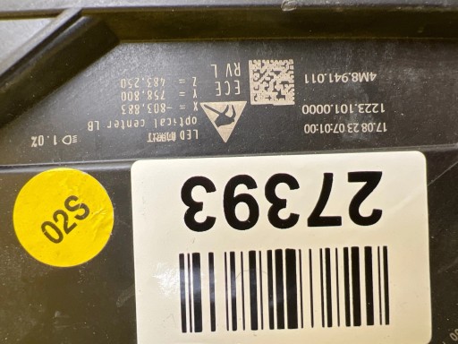 light left Audi Q8 SQ8 4M Lift Full Led 4M8941011