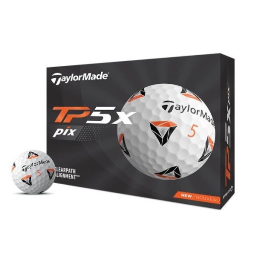 М'яч для гольфу Taylormade TP5X PIX 2.0 12 шт.