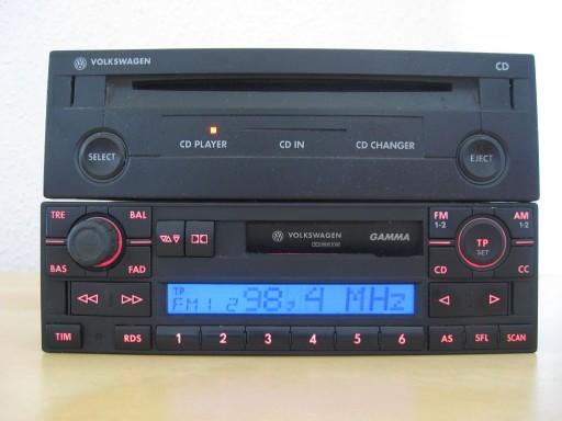 Радіо VW GAMMA + CD-плеєр PASSAT GOLF T4 T5 POLO