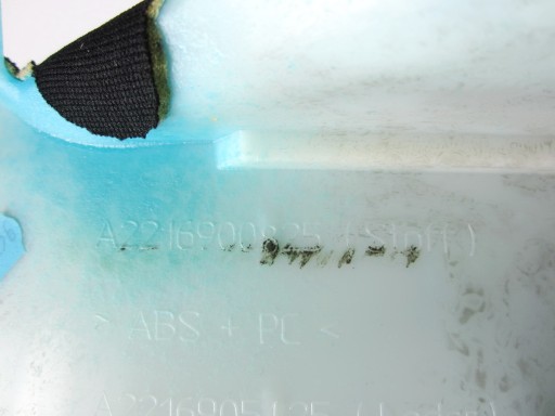 upholstery kanapy rear part rear right covering spoiler airbag Mercedes W221