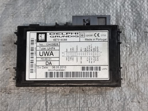 module BLUETOOTH OE 13403828 OPEL CORSA D 12r