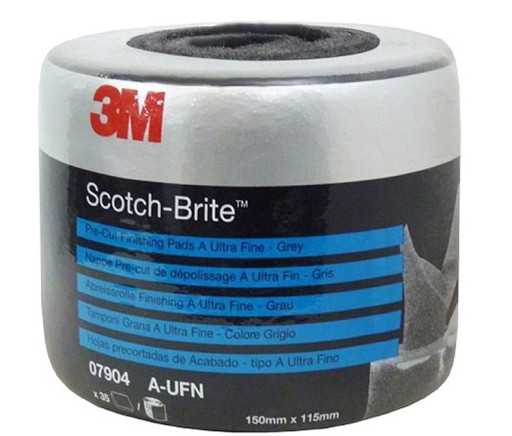 3M 07904 НЕТКАНА АБРАЗИВНА ТКАНИНА SCOTCH-BRITE СІРА 3M