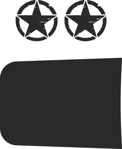 Jeep RENAGADE MASK STAR 4x4 внедорожные наклейки