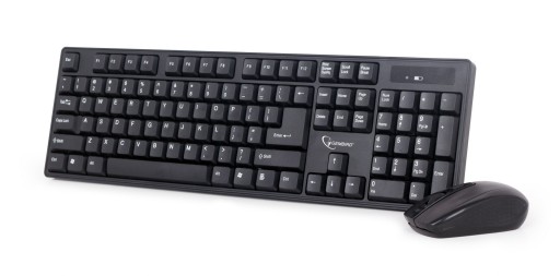 Gembird KBS-W-01 Keyboard and Mouse Set, Wireless,
