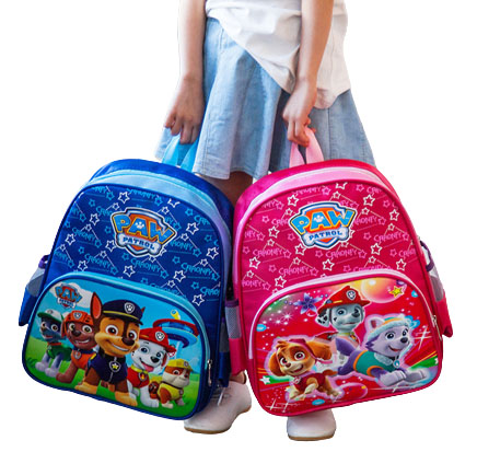 Školský batoh s vreckami Labková patrola pre deti do školy na výlet