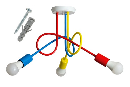 Стельовий світильник Moderno E27 різнокольоровий