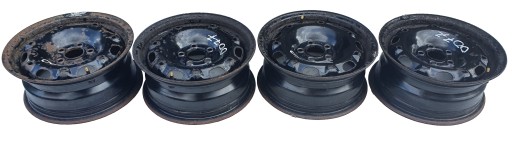 4X VW сталеві диски R14 ET37 6jx14h2 5x100 компл.