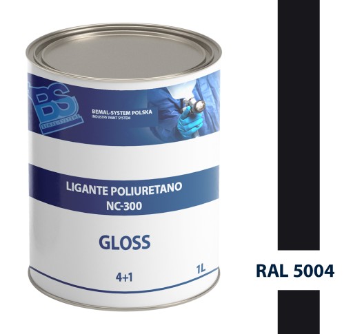 BEMAL СУДНОВА ФАРБА-ПОЛІУРЕТАНОВИЙ ЛАК-1L-RAL 5004