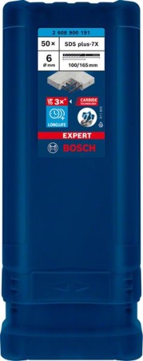 Сверло ударное BOSCH EXPERT SDS plus-7X 6x100x165 50шт.