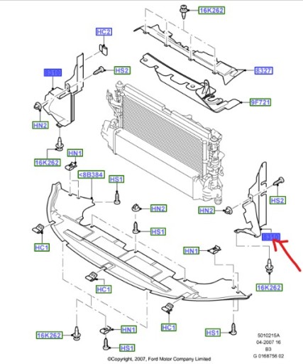 7m51-8310-ab - Праве рульове колесо для FORD FOCUS Mk2 CMAX Mk1
