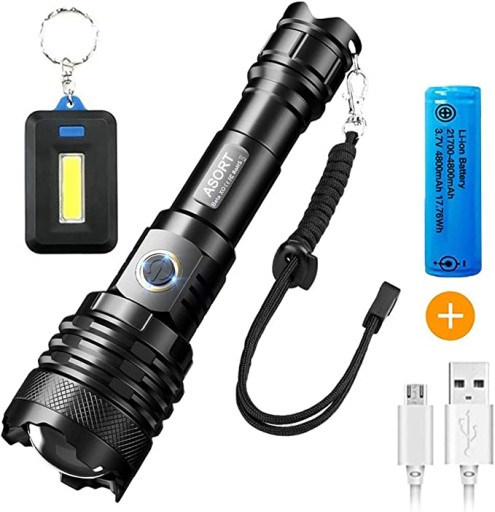 Ліхтарик ASORT для кемпінгу 30000LM USB LED IPX67 COB